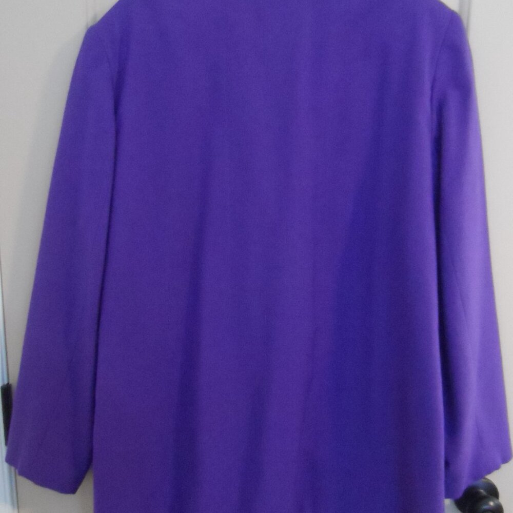 Purple Blazer Womens Size 18 by Requirements - Picture 3 of 5